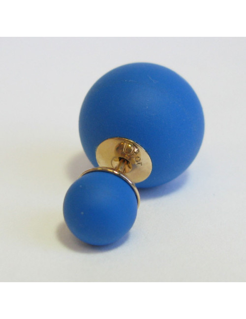 DIOR stud earring 'Tribales DIOR' in blue gum