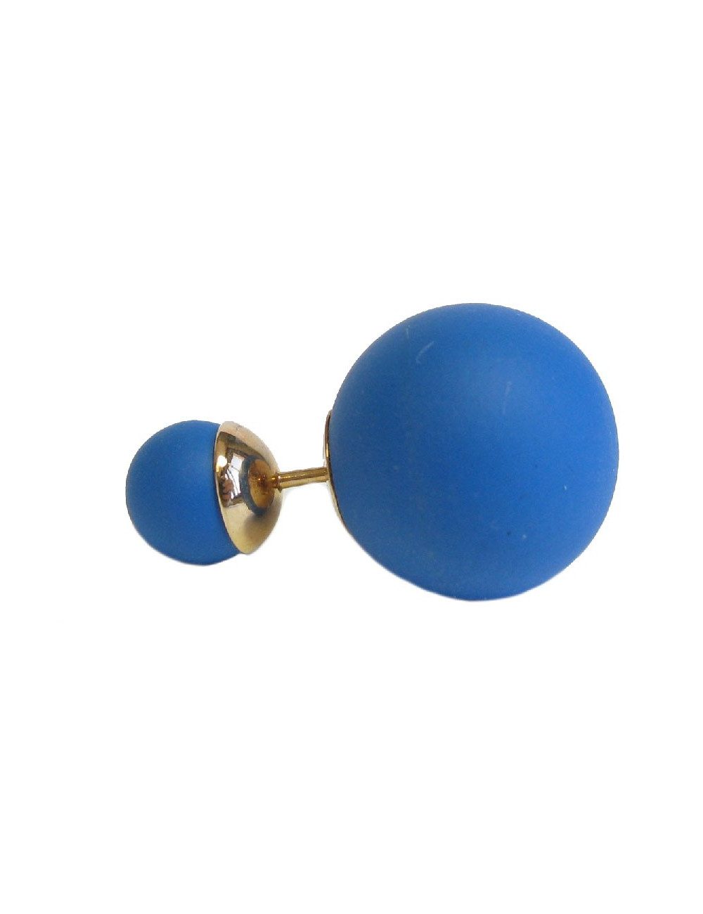 DIOR stud earring 'Tribales DIOR' in blue gum