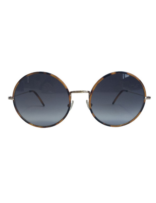 Lunettes de soleil DIOR 'Yoko' rondes en métal