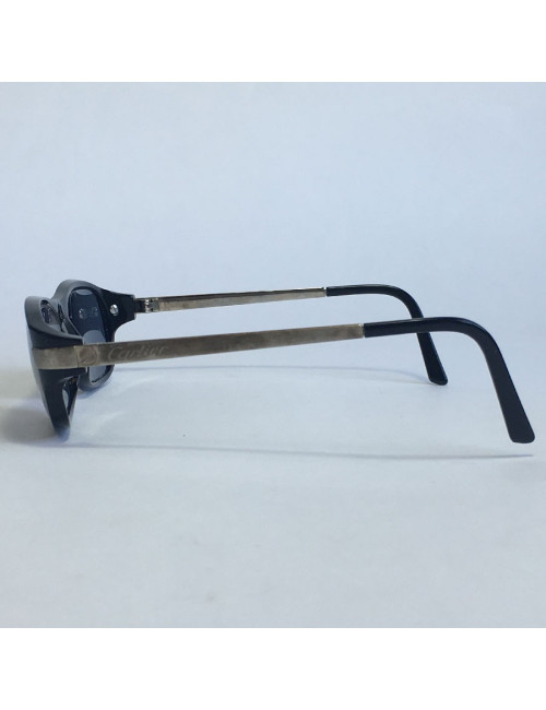 Lunettes de soleil CARTIER en plastique noir avec correction