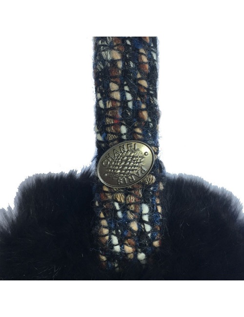 Cache oreilles CHANEL en tweed