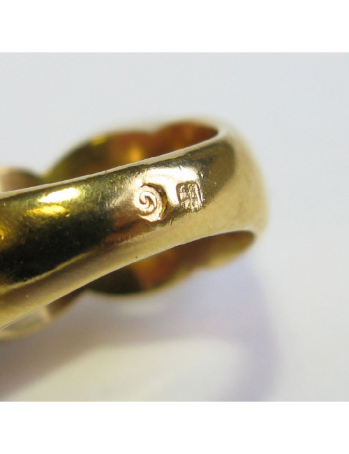 Bague T 56 GOOSSENS sertie de cristal de roche