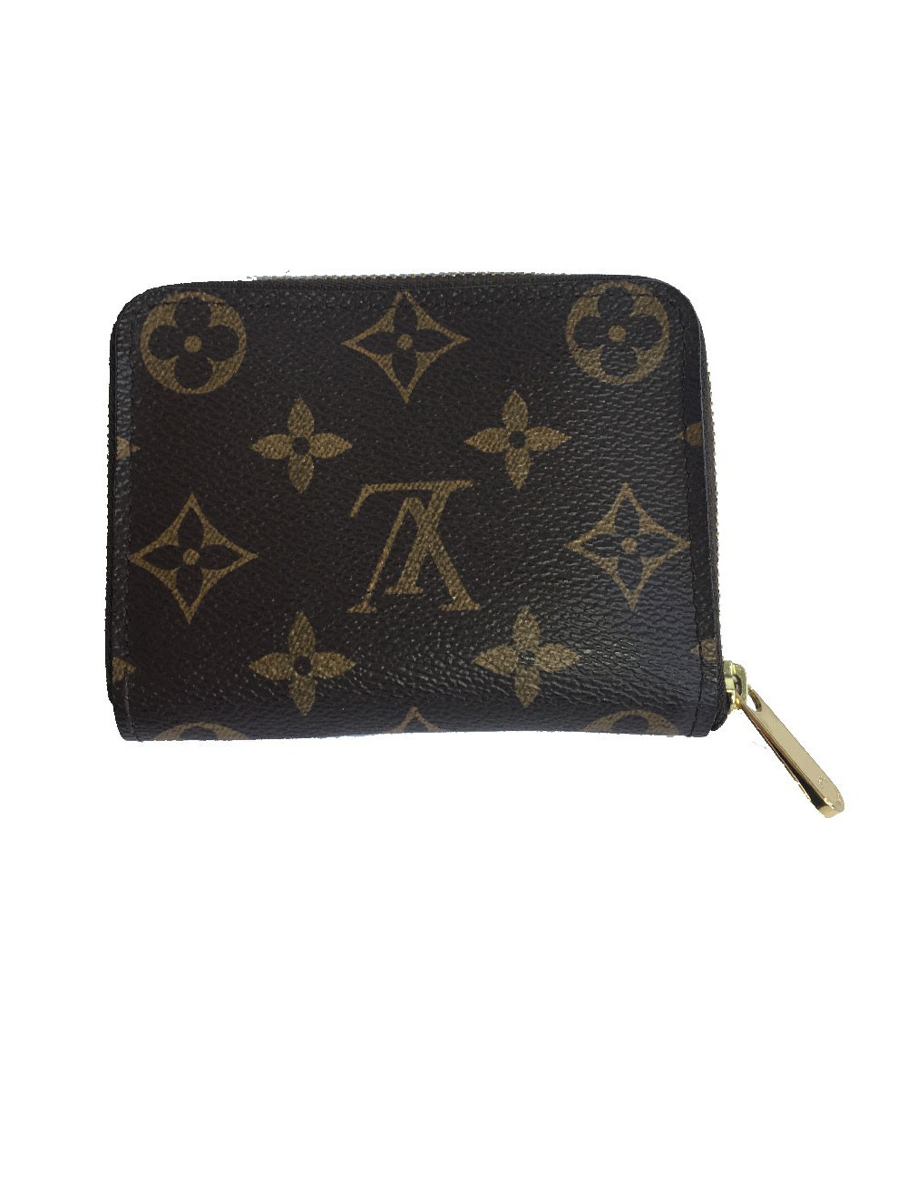  LOUIS VUITTON "Zippy" wallet in brown monogram canvas