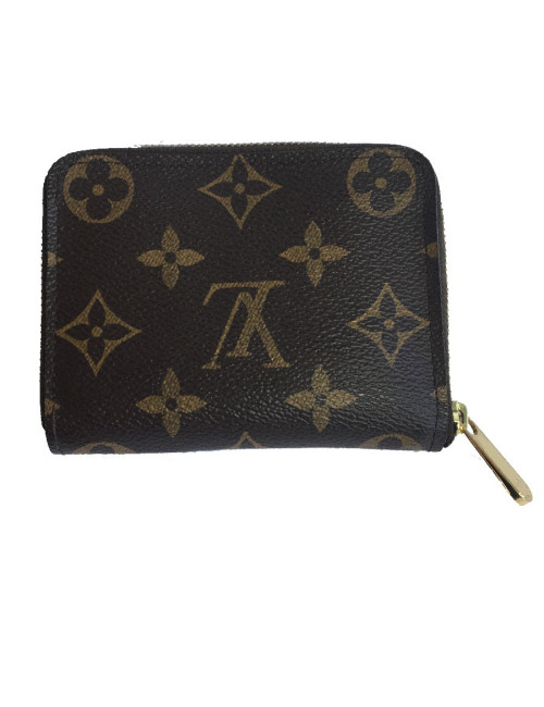  LOUIS VUITTON "Zippy" wallet in brown monogram canvas