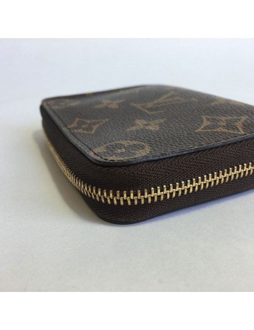 LOUIS VUITTON "Zippy" wallet in brown monogram canvas