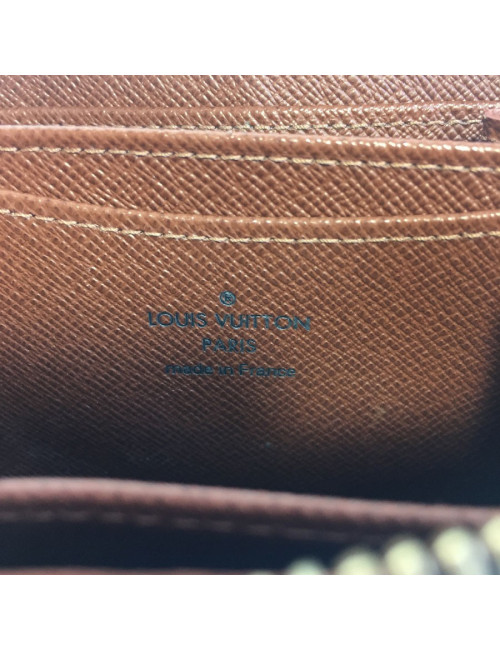  LOUIS VUITTON "Zippy" wallet in brown monogram canvas