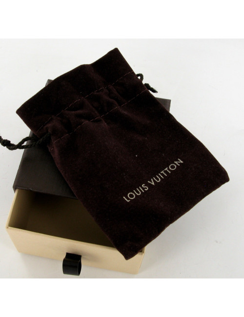 PORTE-CLEFS rose fluo et doré LOUIS VUITTON