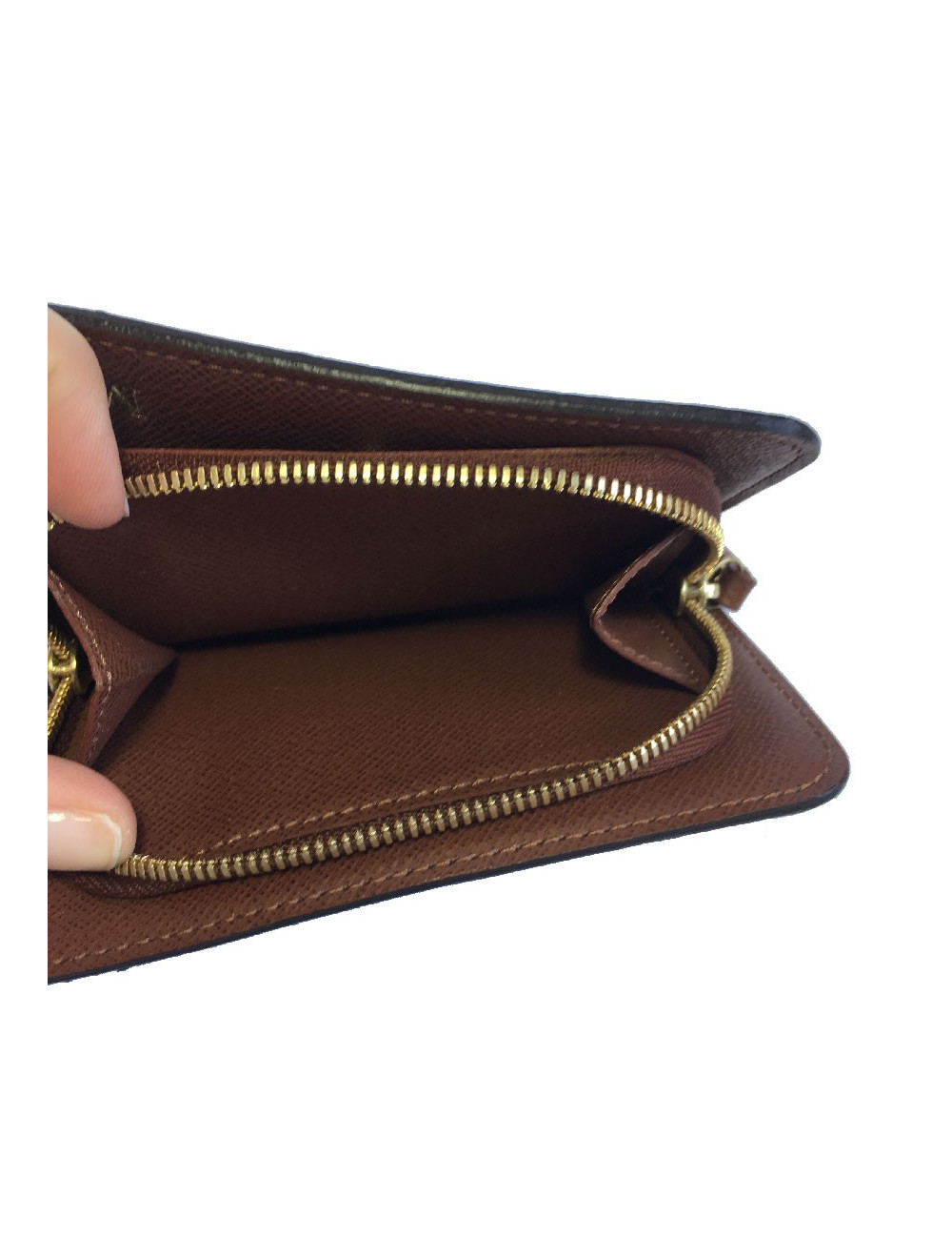 LOUIS VUITTON wallet in brown monogram canvas