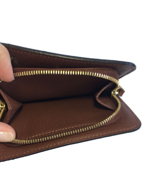 LOUIS VUITTON wallet in brown monogram canvas