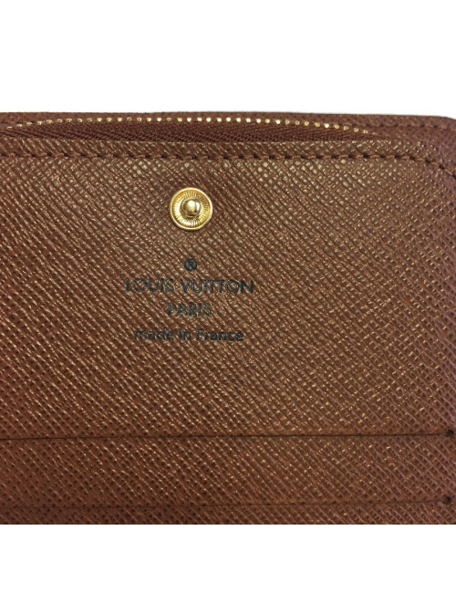 LOUIS VUITTON wallet in brown monogram canvas