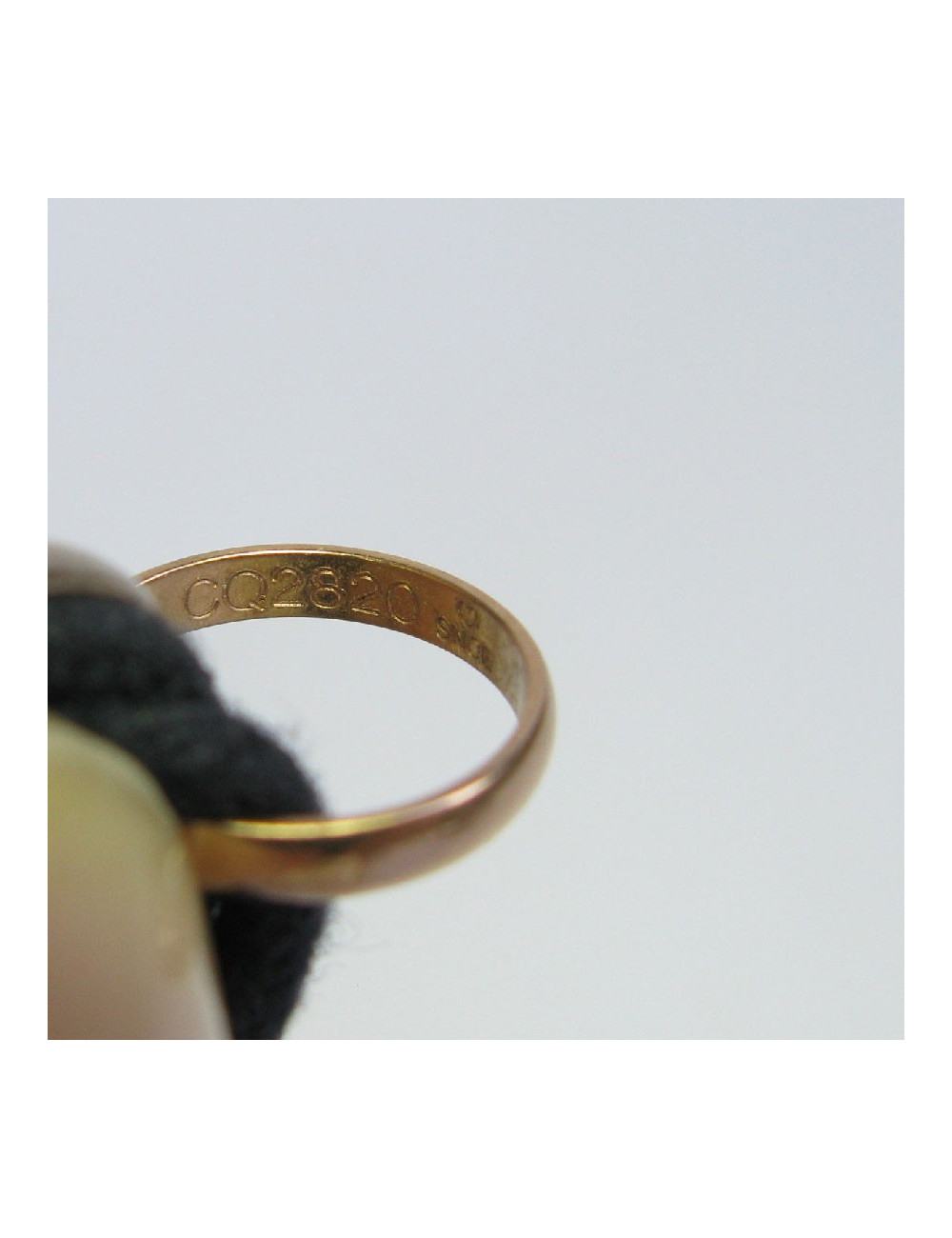 Bracelet CARTIER 'Trinity' cordon et anneaux 3 ors