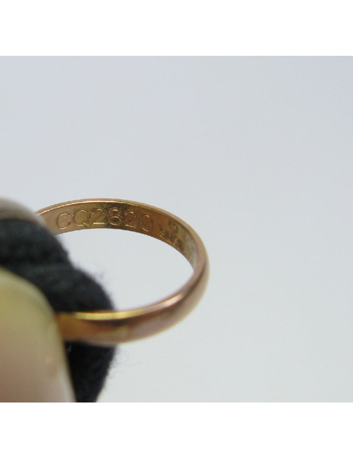 Bracelet CARTIER 'Trinity' cordon et anneaux 3 ors