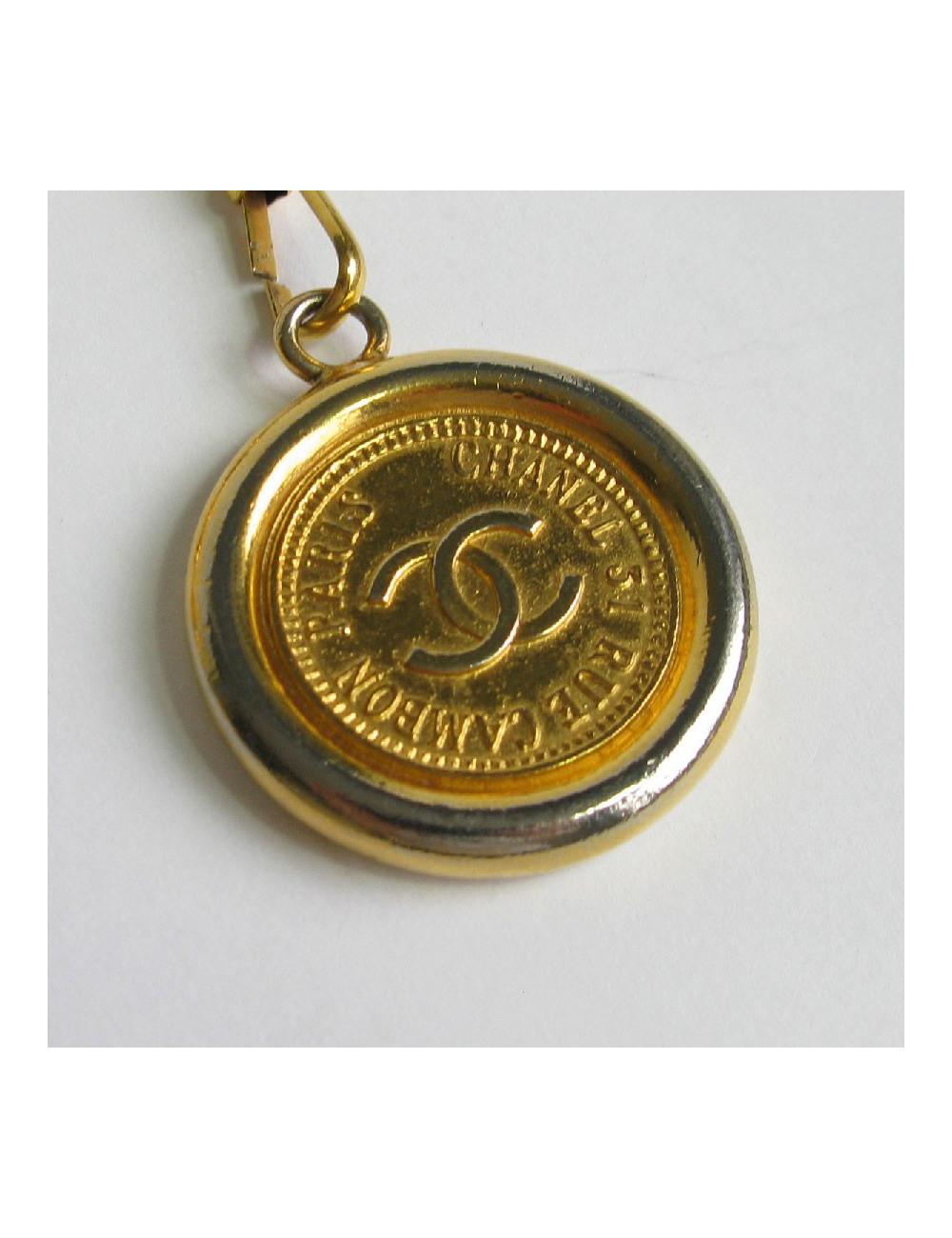 CHANEL belt in gold mesh chain vintage