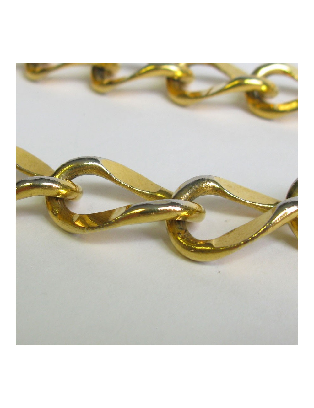 Ceinture CHANEL chaine à grosse maille dorée Vintage