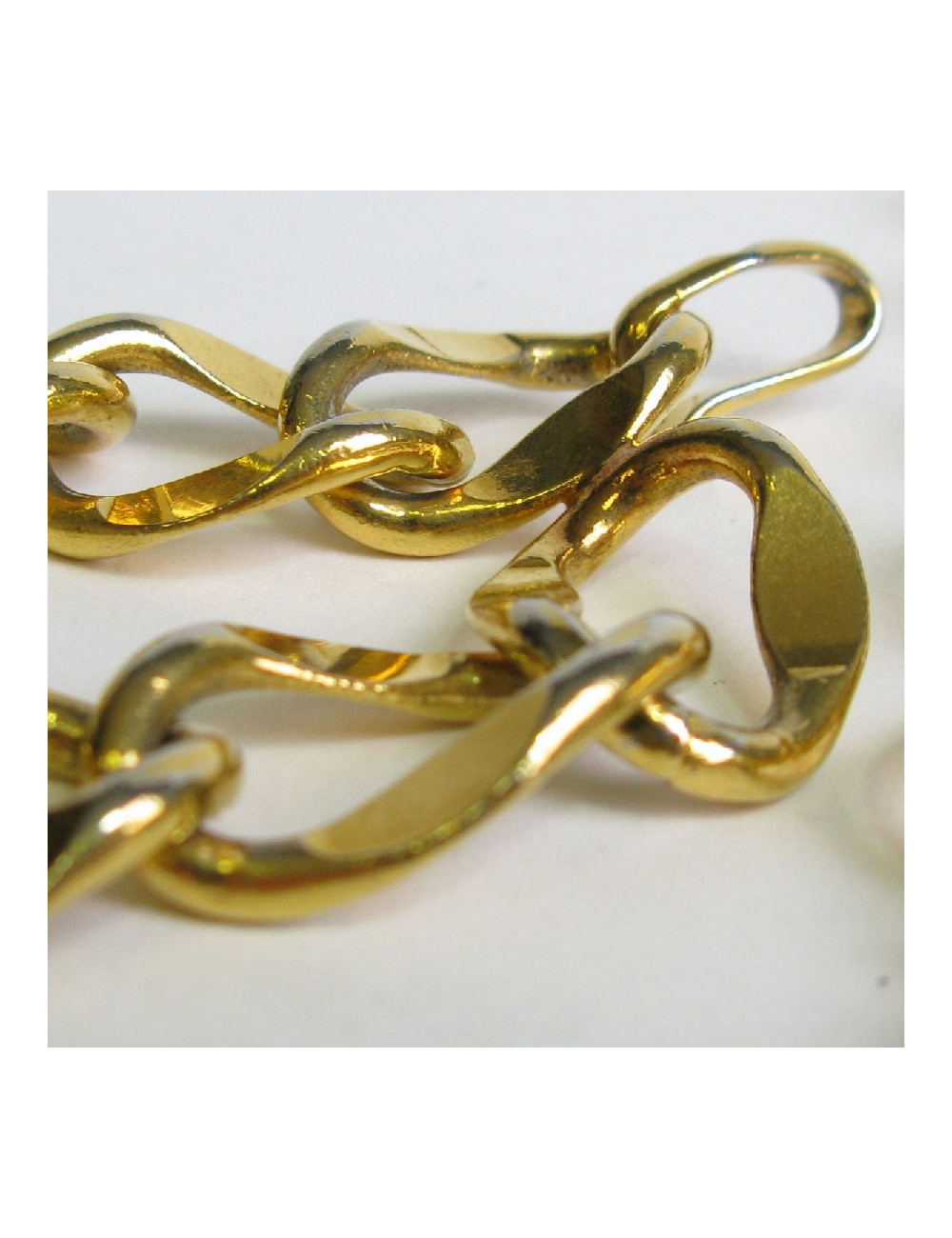 CHANEL belt in gold mesh chain vintage