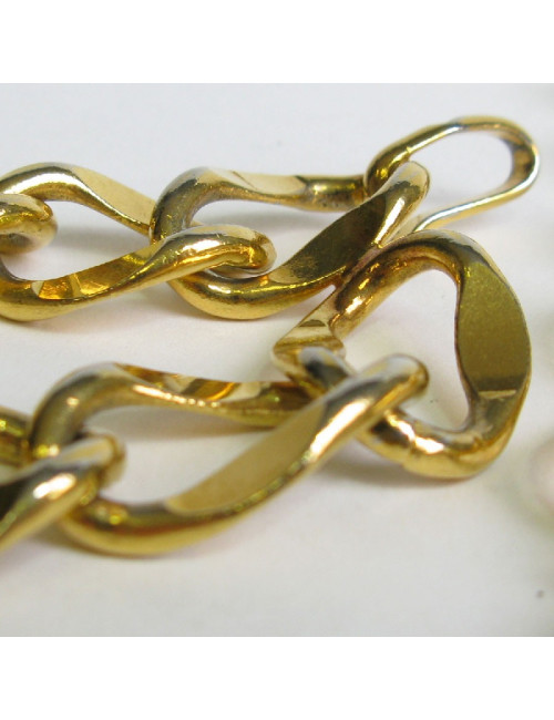 CHANEL belt in gold mesh chain vintage