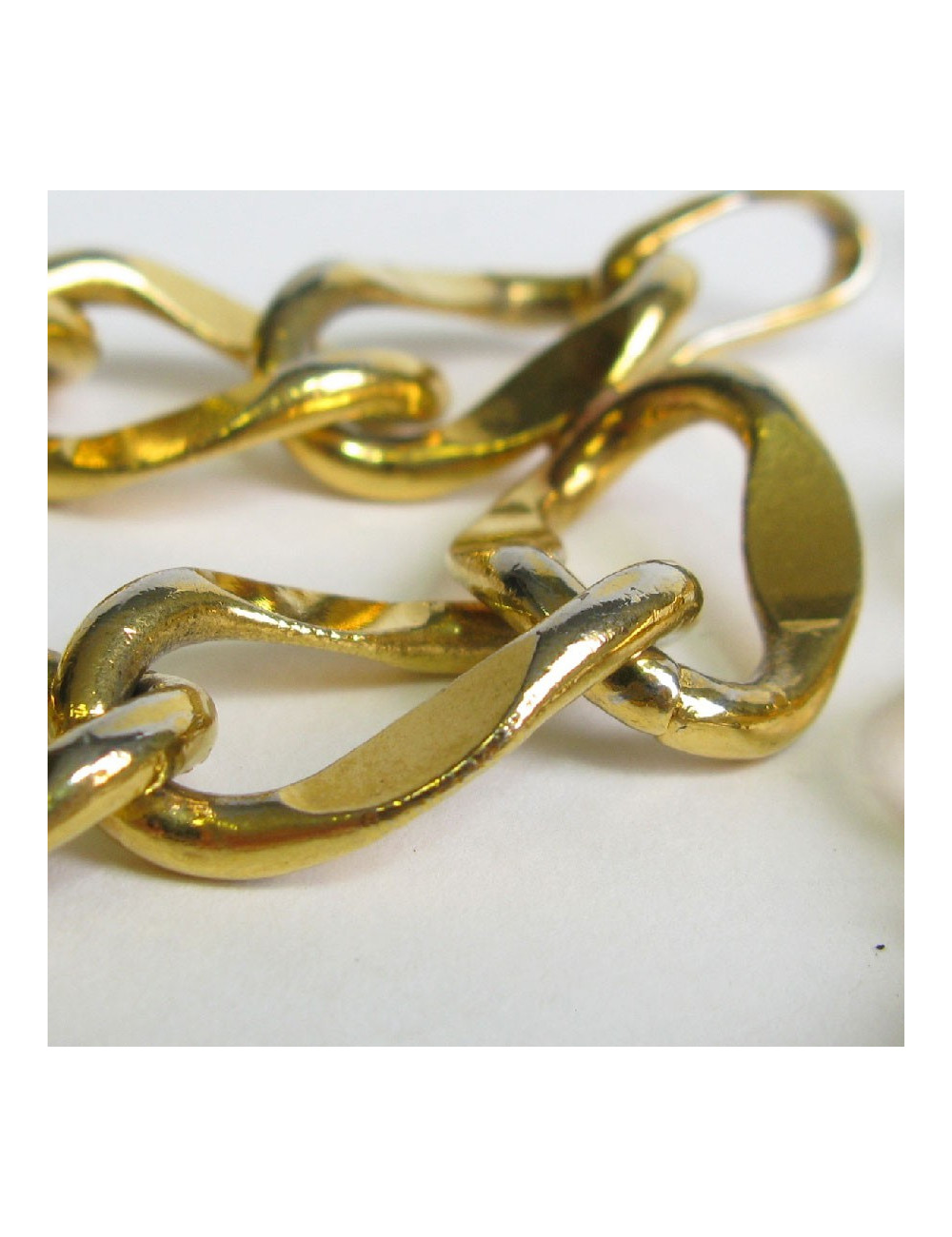 CHANEL belt in gold mesh chain vintage