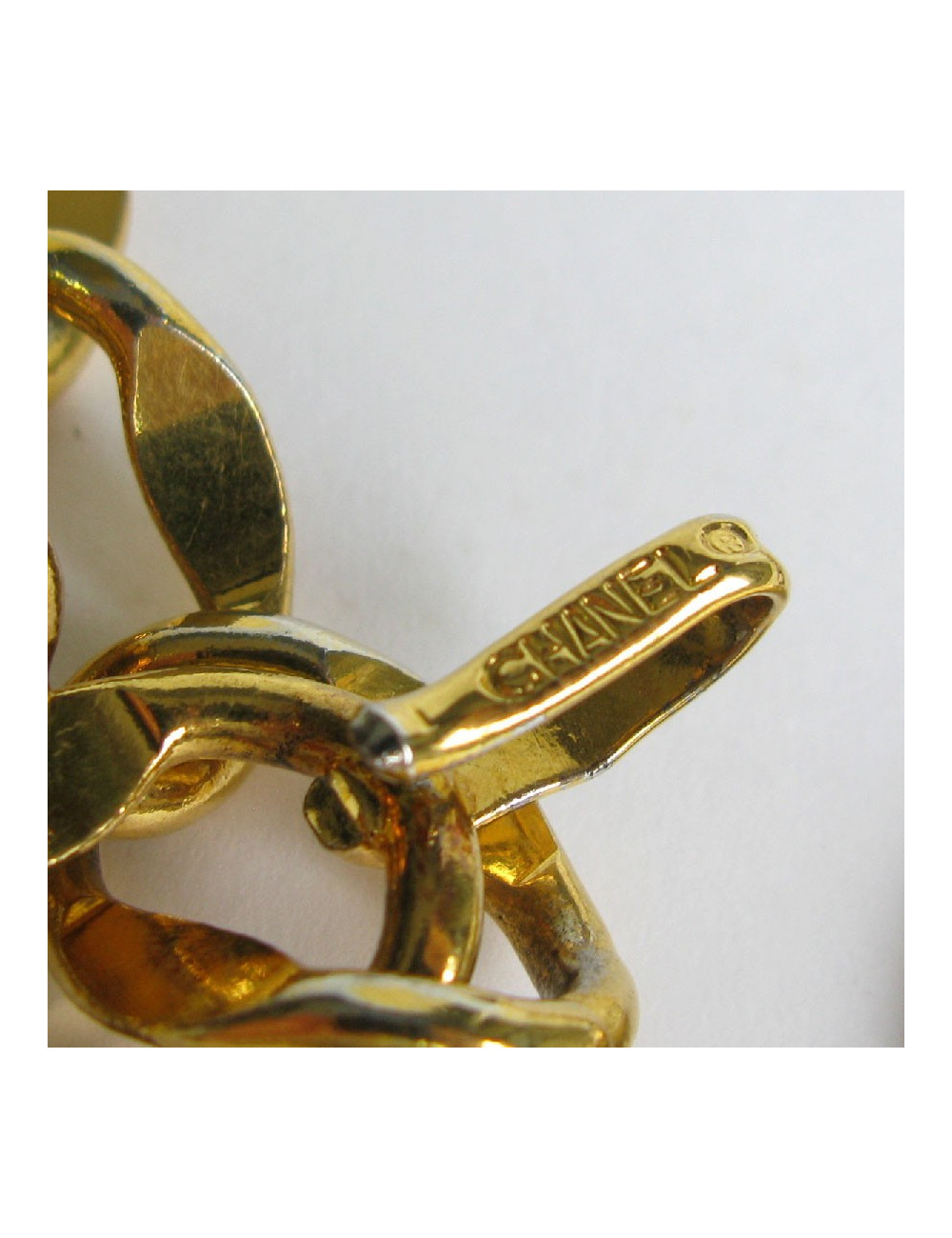 CHANEL belt in gold mesh chain vintage