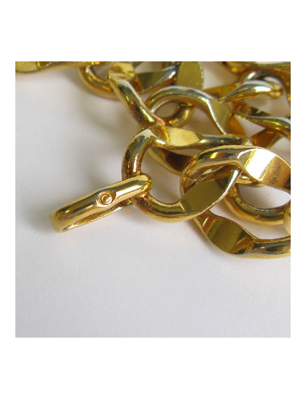 CHANEL belt in gold mesh chain vintage