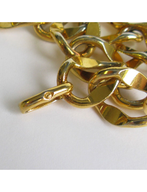 CHANEL belt in gold mesh chain vintage