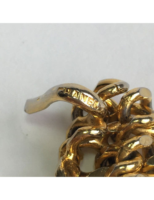 CHANEL vintage gilded metal chain belt
