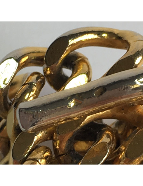 CHANEL vintage gilded metal chain belt