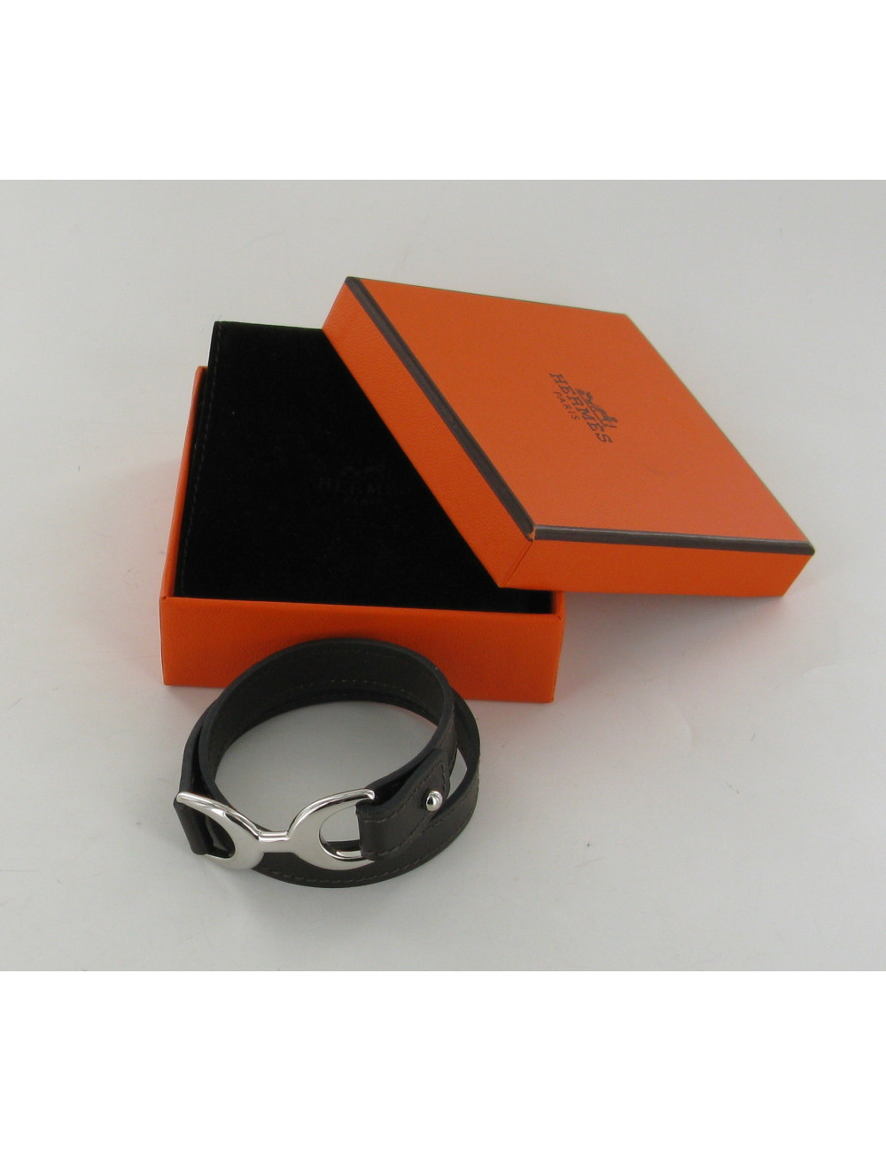 Bracelet HERMES "Baby Pavane"  double tour