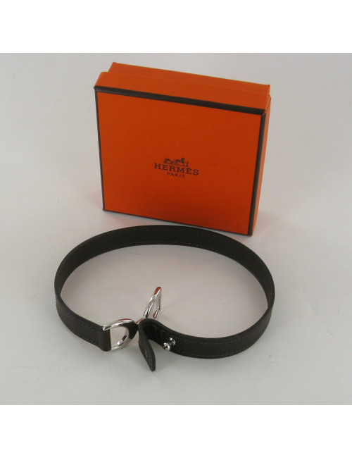 Bracelet HERMES "Baby Pavane"  double tour