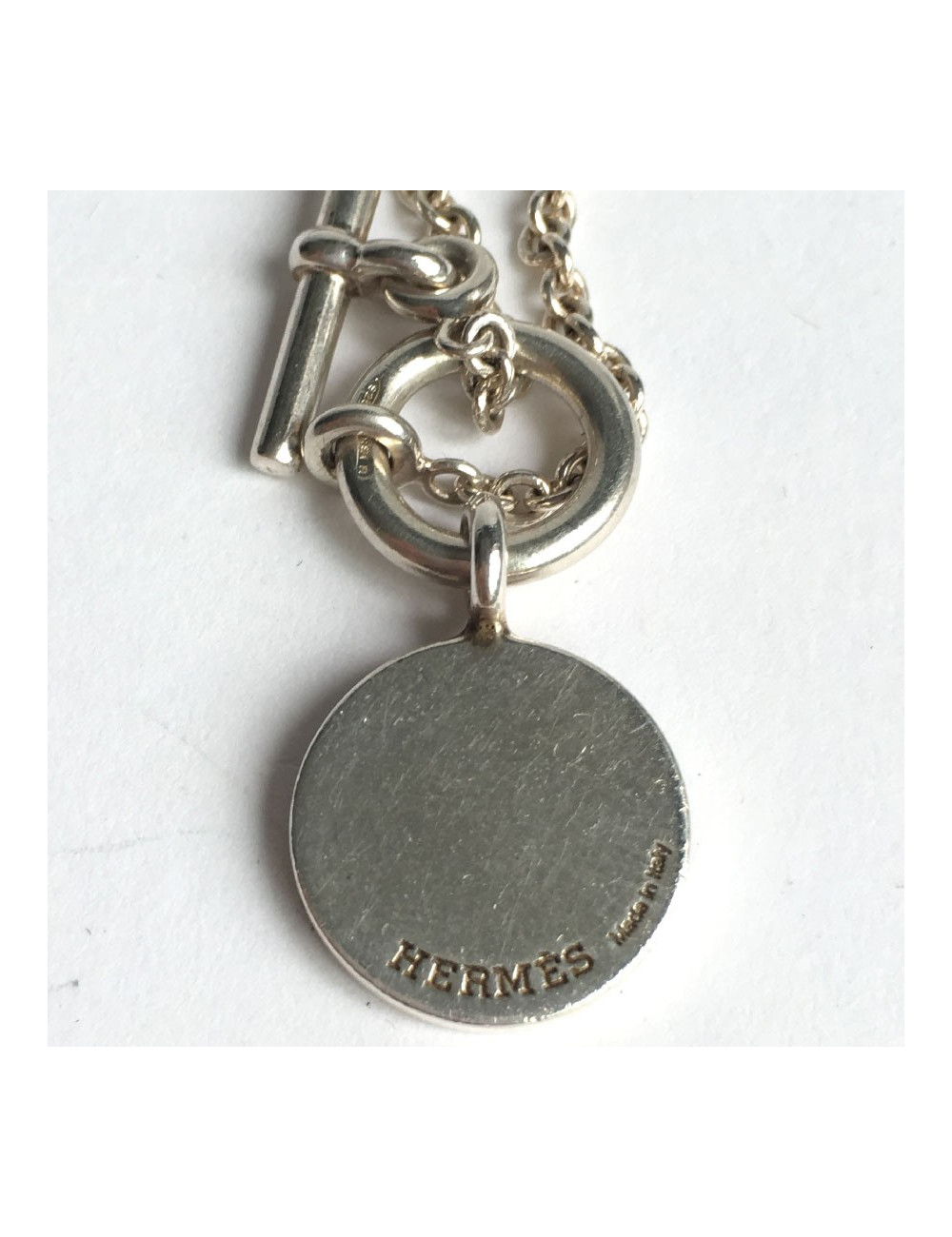 Collier HERMES  bouton 