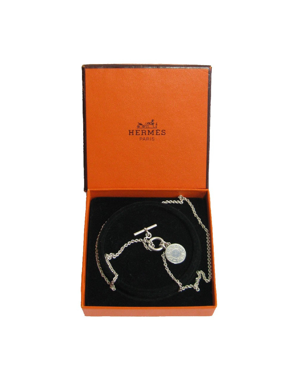 Collier HERMES  bouton 