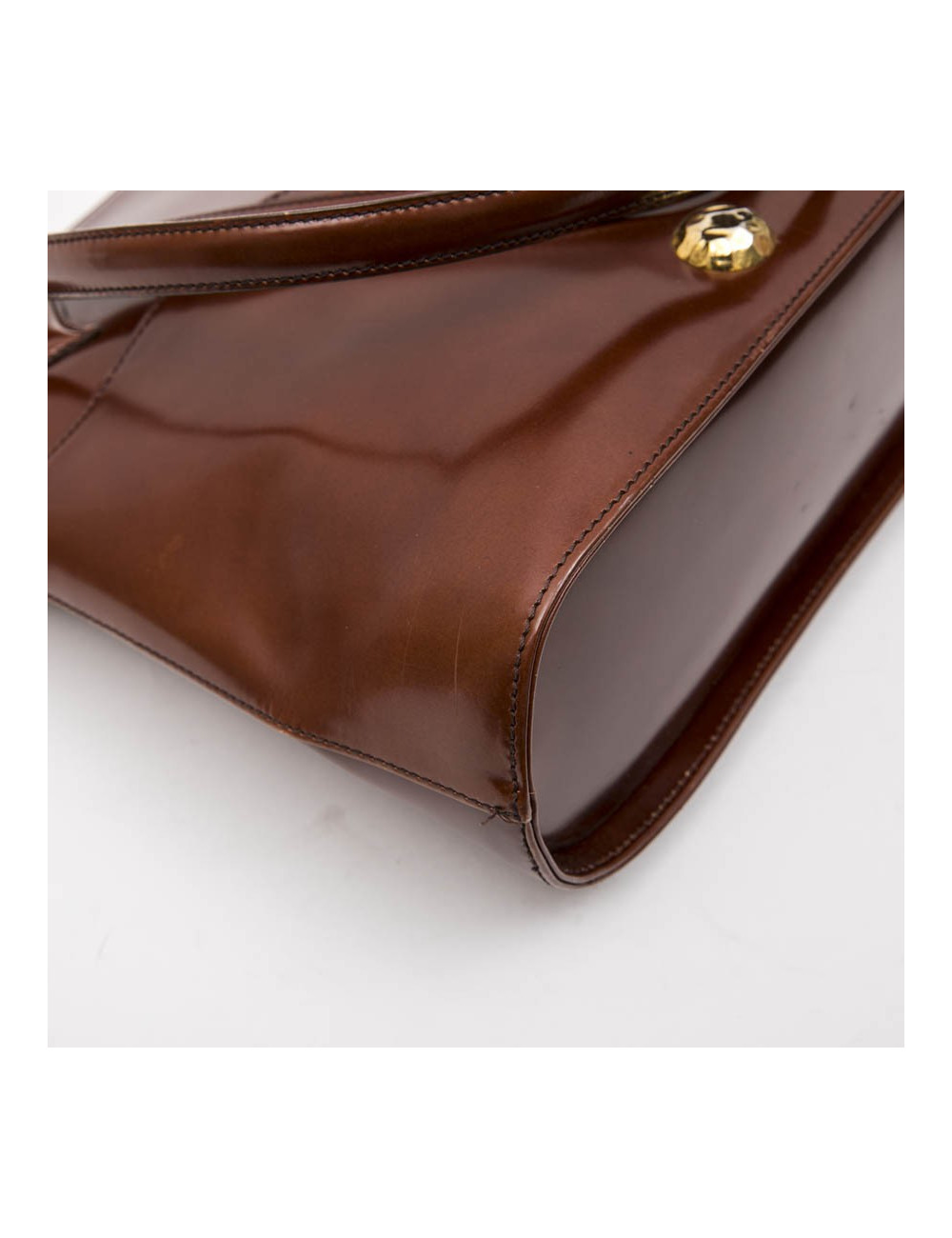 Sac CHRISTIAN LACROIX cuir lisse fauve