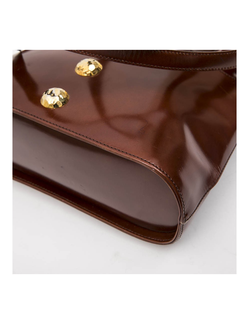 Sac CHRISTIAN LACROIX cuir lisse fauve