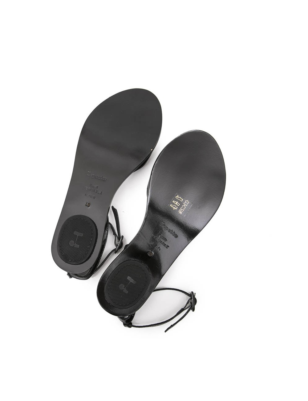 Ballerines T 40 KARL LAGERFELD pour REPETTO verni noir