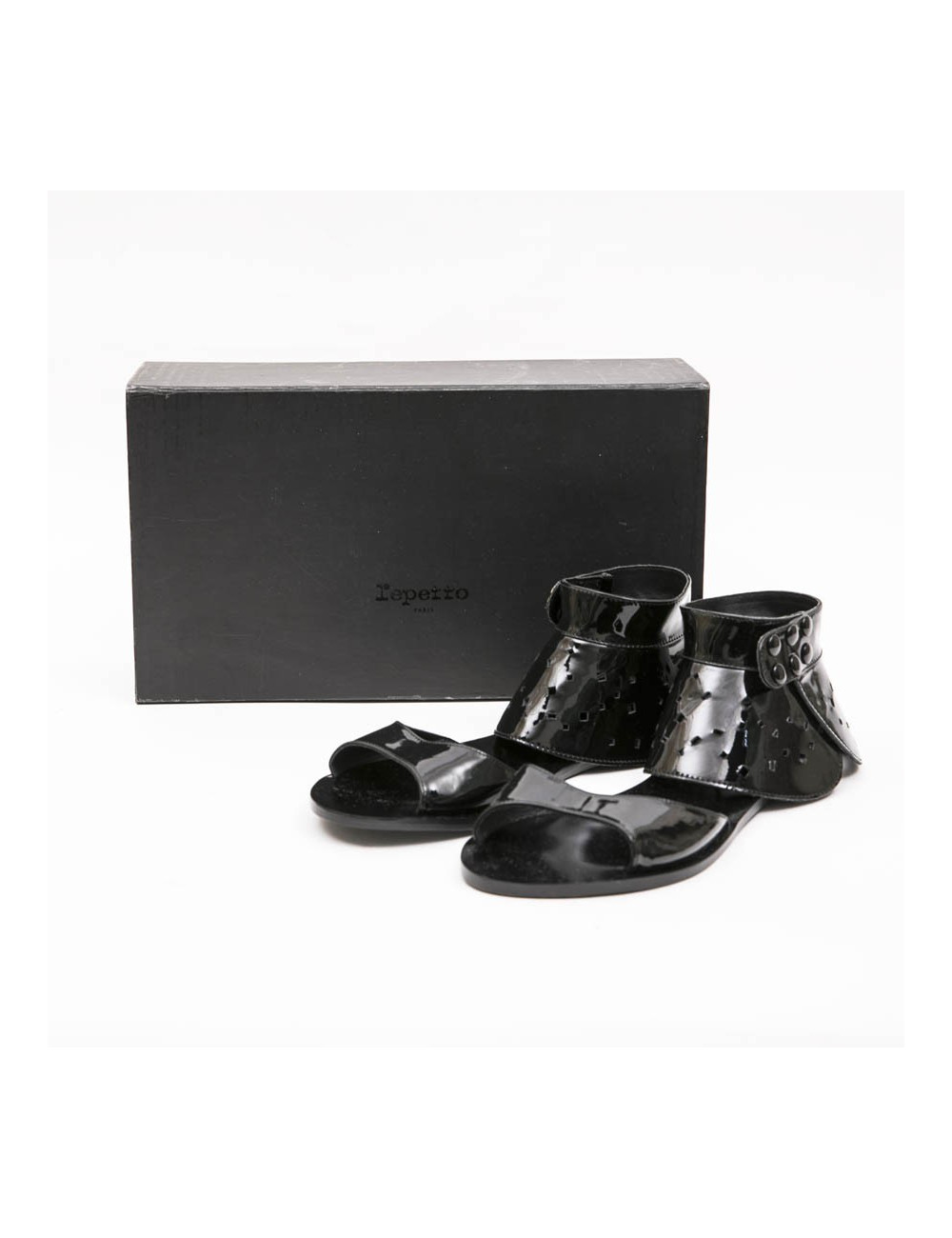 Ballerines T 40 KARL LAGERFELD pour REPETTO verni noir