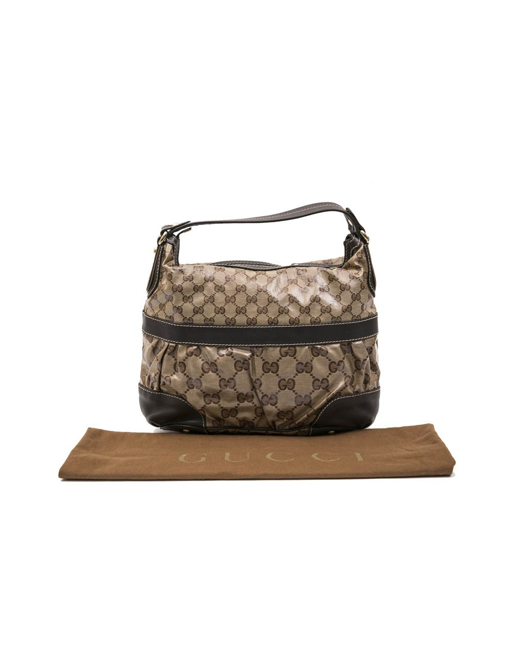 Sac GUCCI toile enduite monogram Vintage