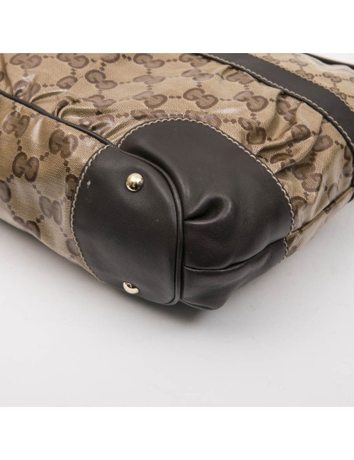Sac GUCCI toile enduite monogram Vintage
