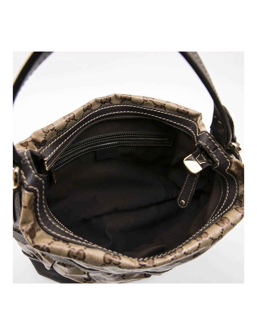 Sac GUCCI toile enduite monogram Vintage