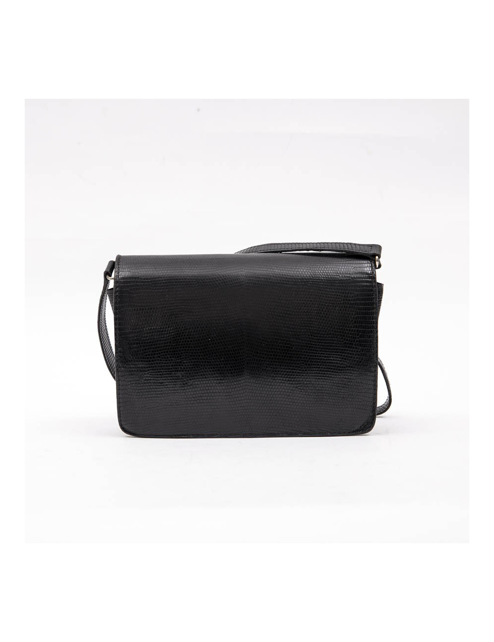 Sac GUCCI alligator noir Vintage