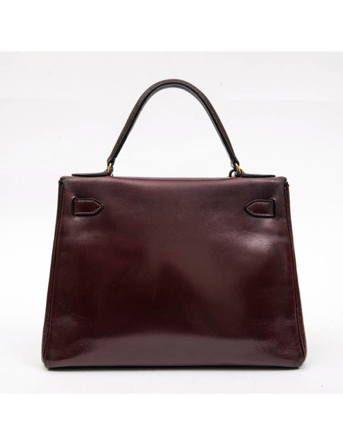 Kelly 28 HERMES rouge H Vintage