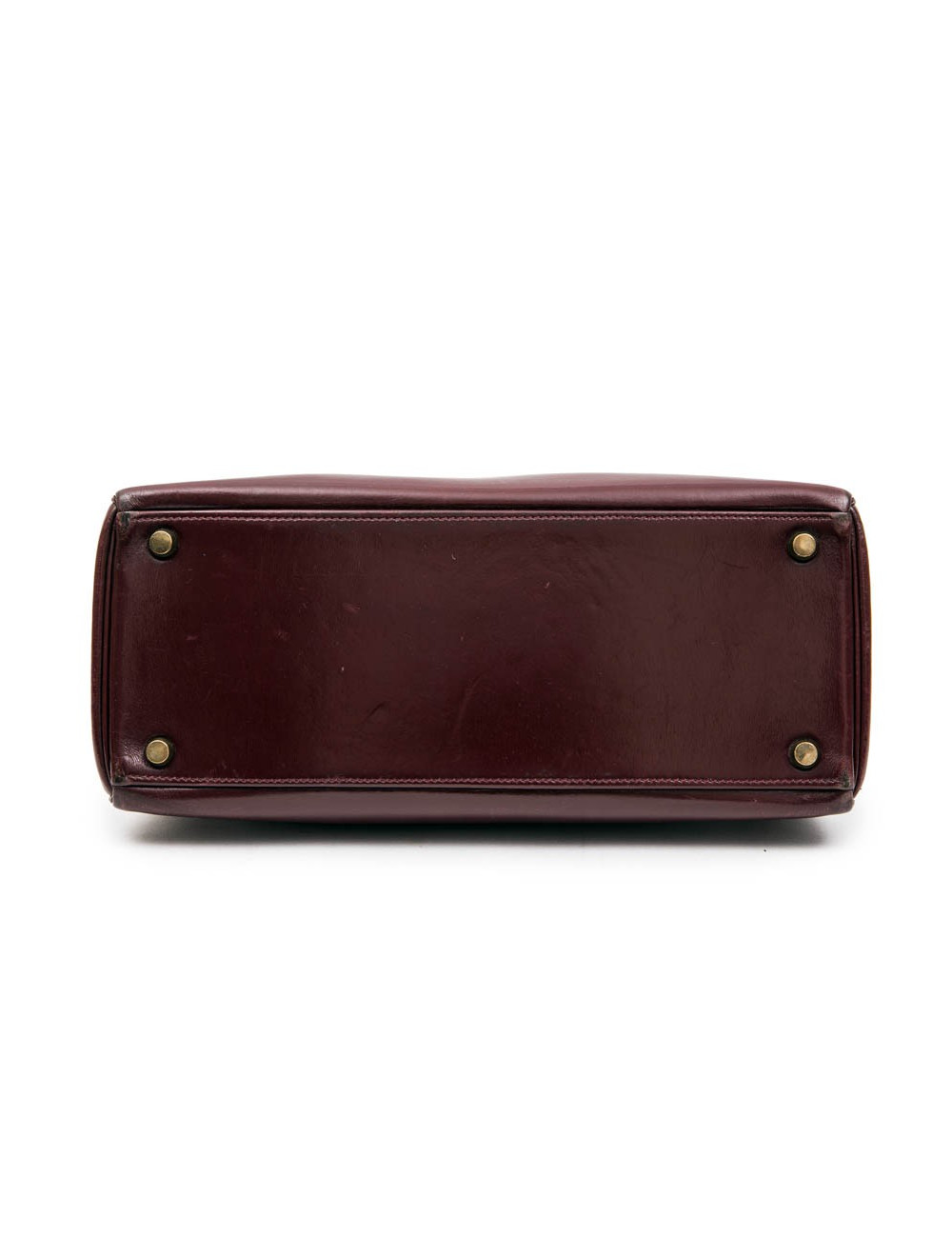 Kelly 28 HERMES rouge H Vintage