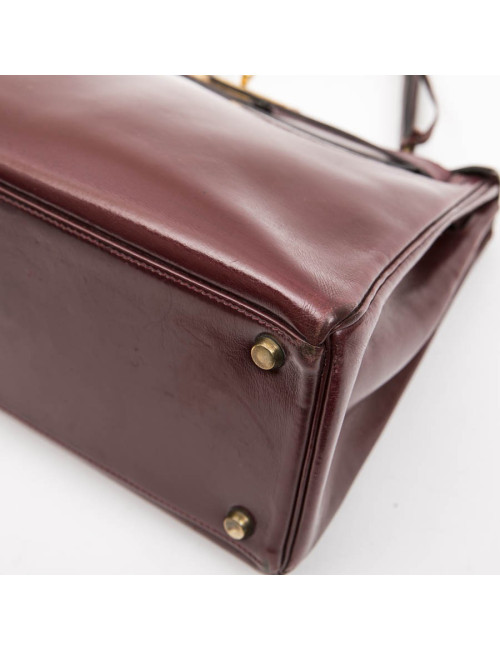 Kelly 28 HERMES rouge H Vintage