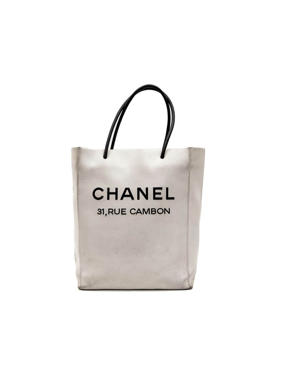 Sac CHANEL cuir beige "CHANEL 31, RUE CAMBON"