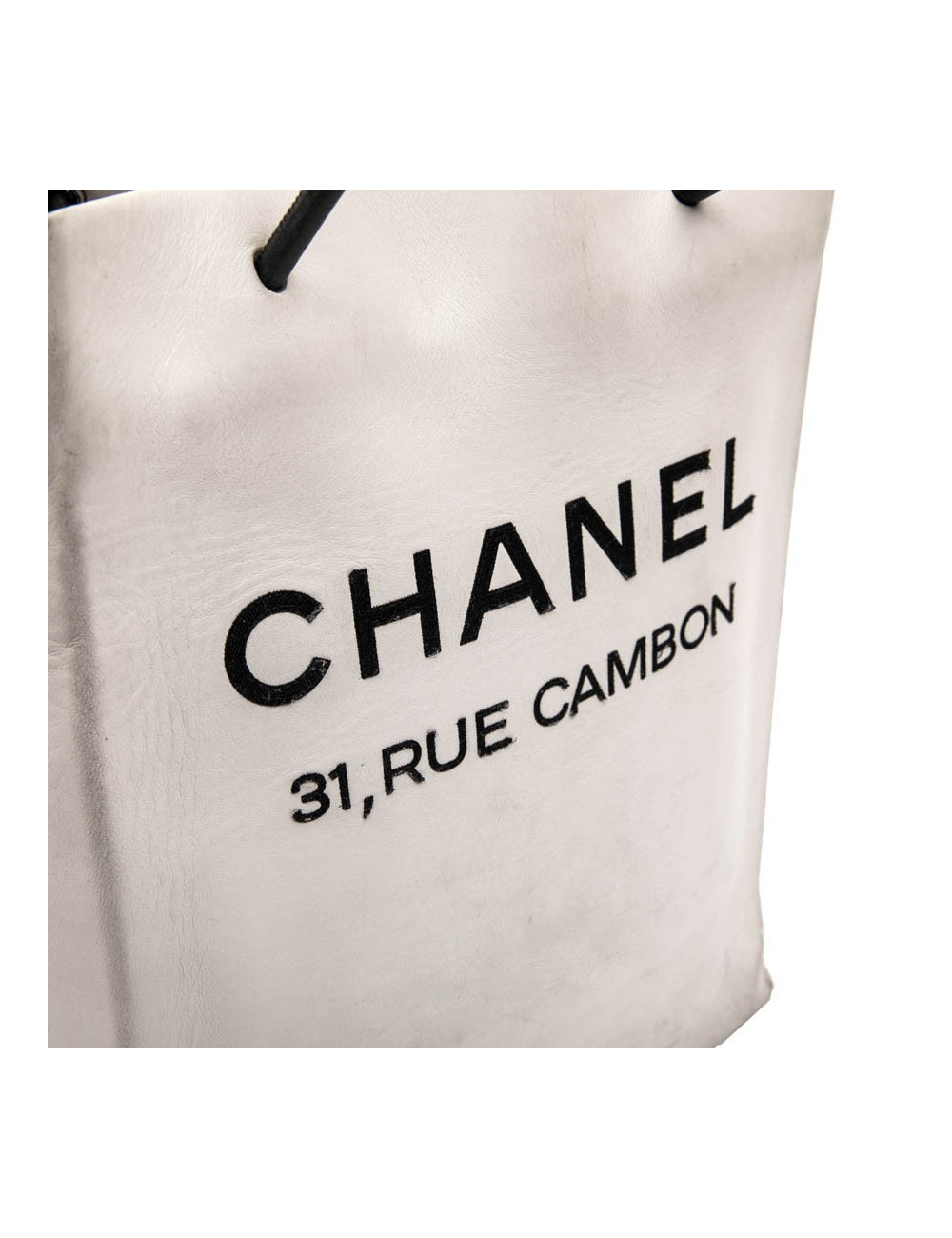 Sac CHANEL cuir beige "CHANEL 31, RUE CAMBON"