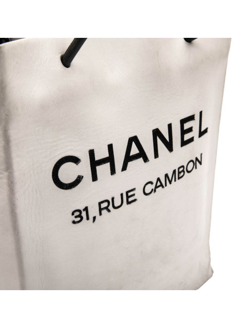 Sac CHANEL cuir beige "CHANEL 31, RUE CAMBON"