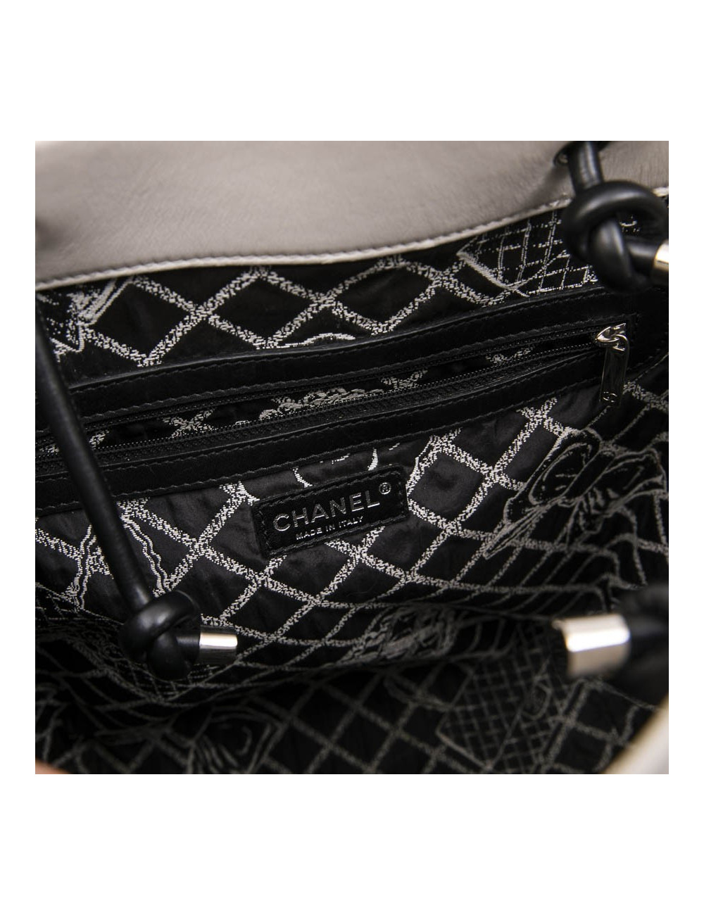 Sac CHANEL cuir beige "CHANEL 31, RUE CAMBON"