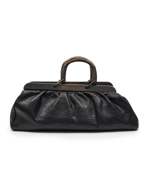 Sac GUCCI n cuir de vachette noir Vintage