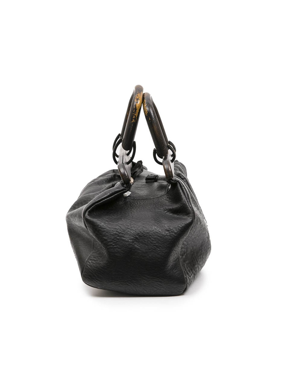 Sac GUCCI n cuir de vachette noir Vintage
