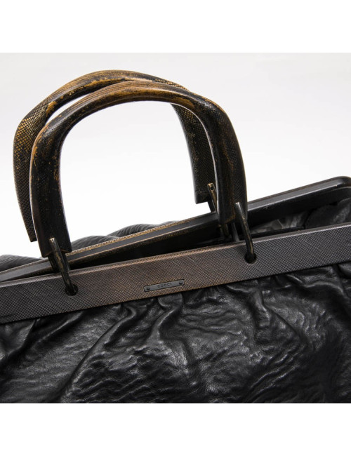 Sac GUCCI n cuir de vachette noir Vintage