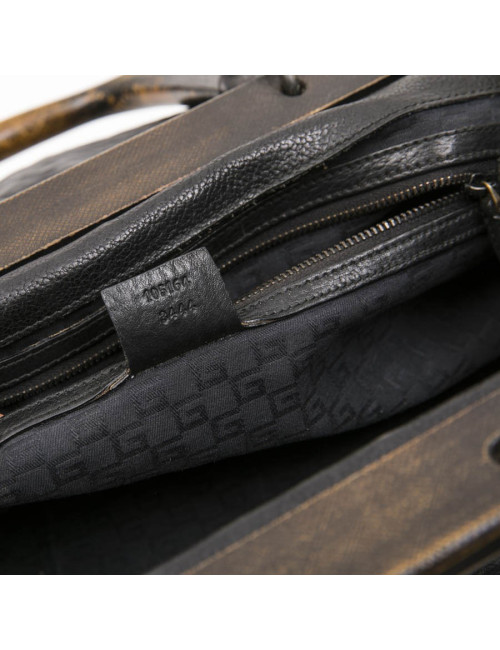 Sac GUCCI n cuir de vachette noir Vintage