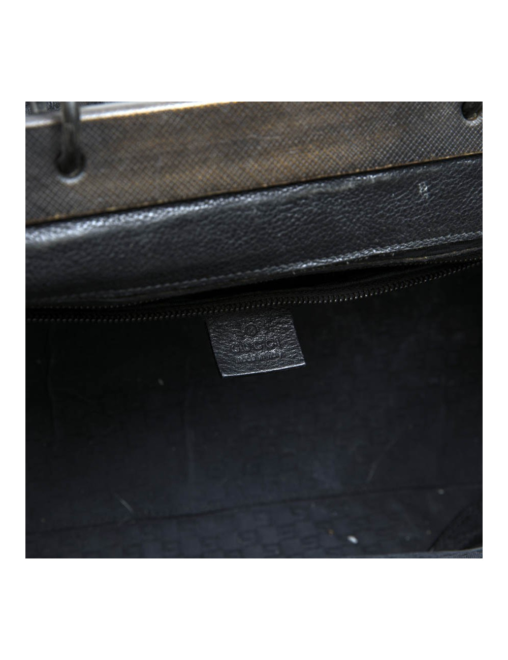 Sac GUCCI n cuir de vachette noir Vintage